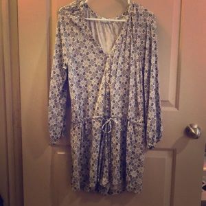 NWOT! Black/white romper